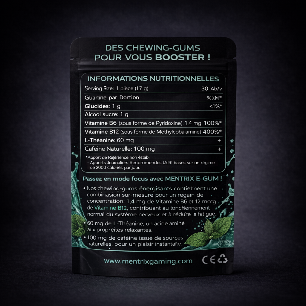 MENTRIX E-GUM – Goût Menthe