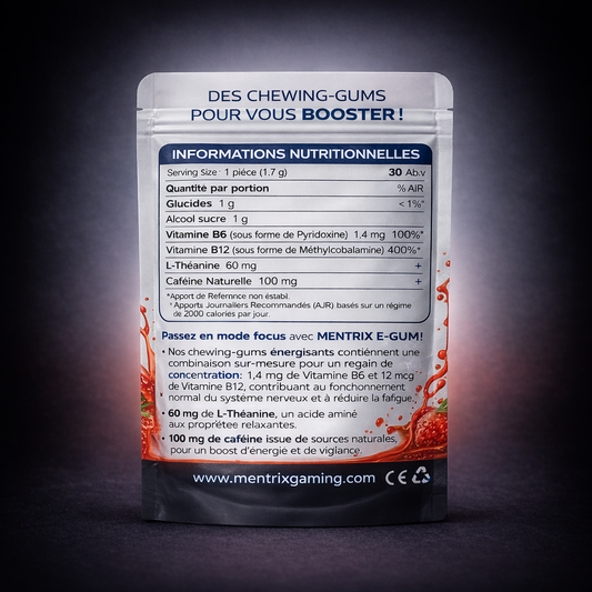 MENTRIX E-GUM – Goût Fraise