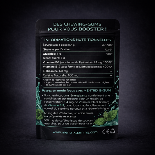 MENTRIX E-GUM – Goût Menthe